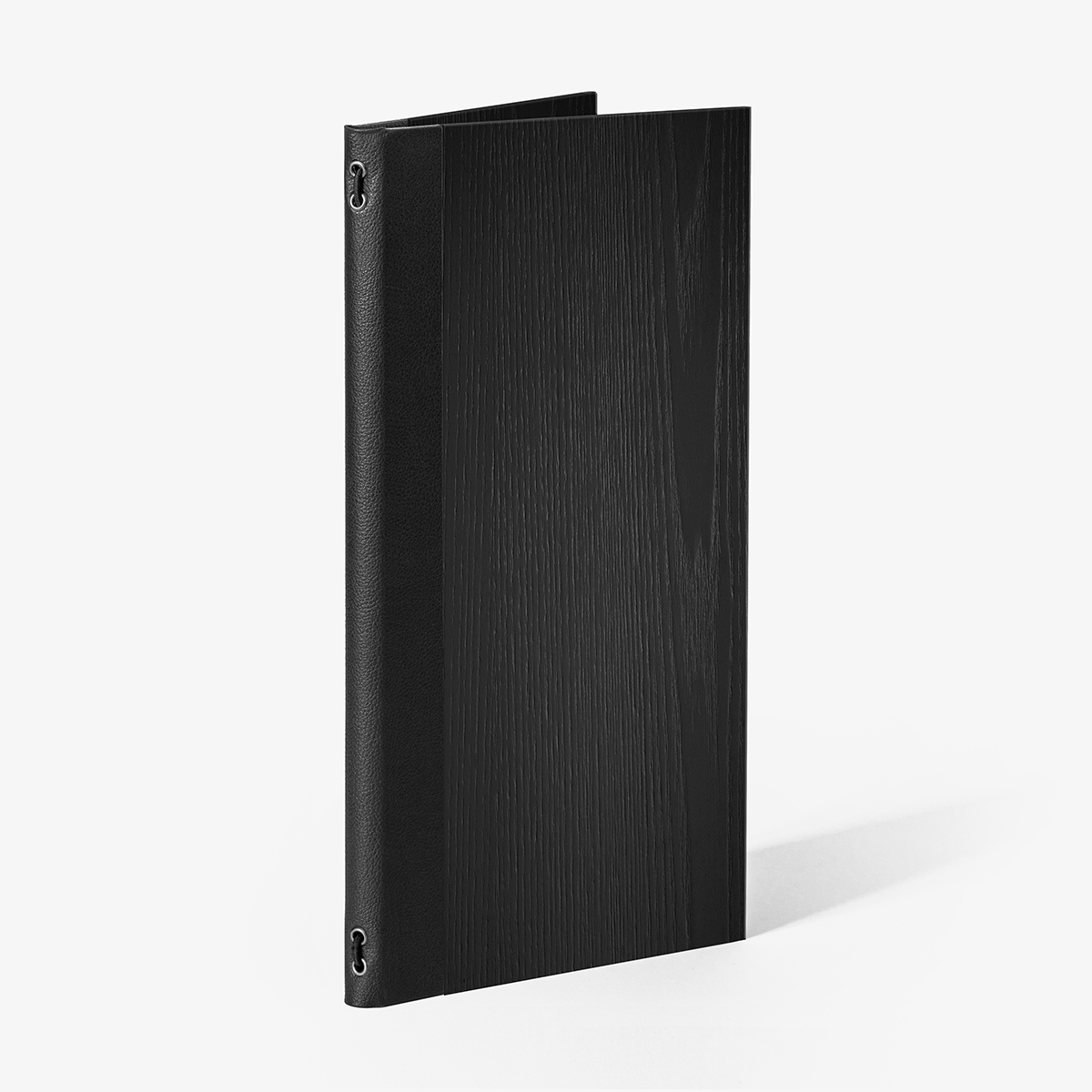 Portamenu in Legno di Frassino laccato Nero